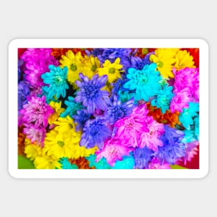 Beautiful Colourful Bunch of Flowers Sticker